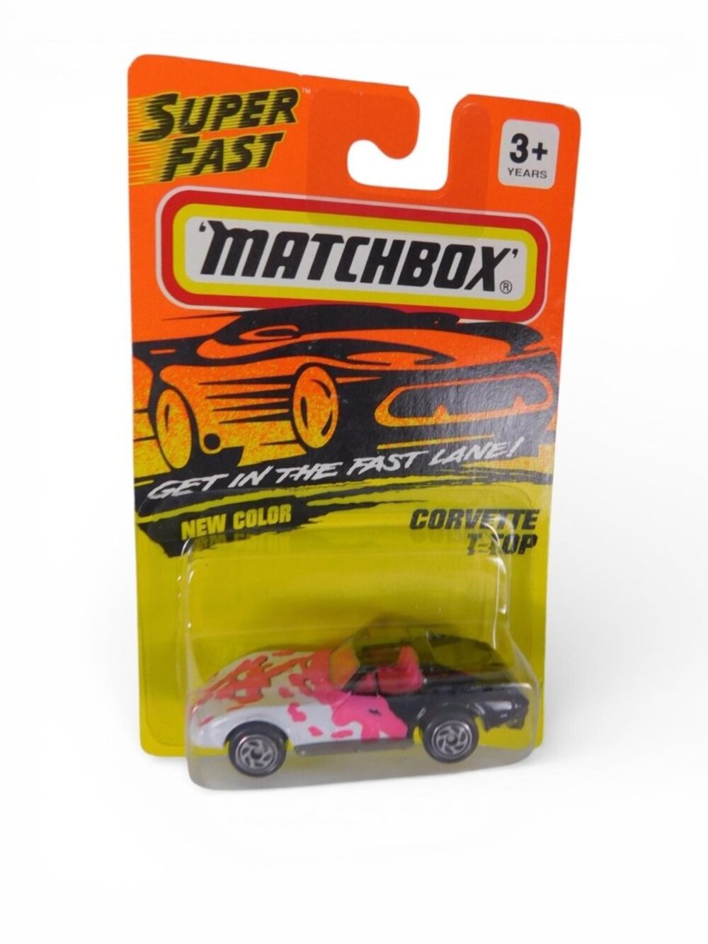 Matchbox Superfast 1994 Corvette T-Top Diecast Car Multi-Color Unopened Box